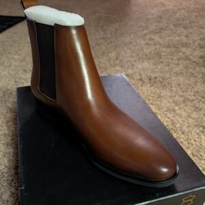 Moretti Chestnut Leather Ankle Boots